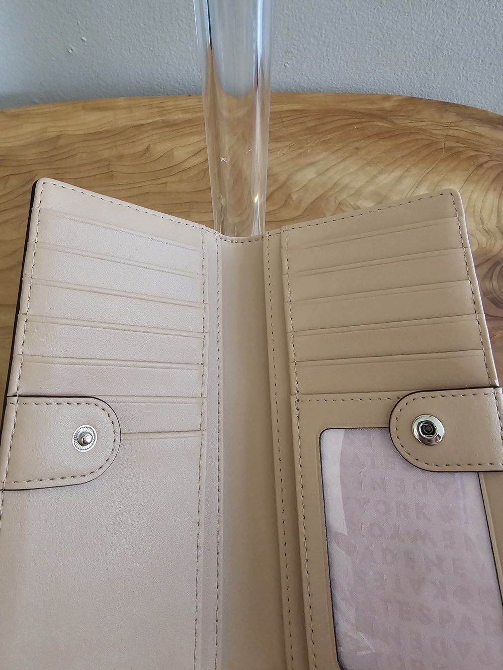 Kate Spade Pink Saffiano Leather Wallet - Picture 4 of 5